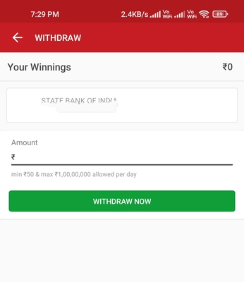 cash withdraw